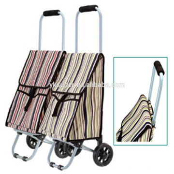 Hot selling shopping trolley with wheels